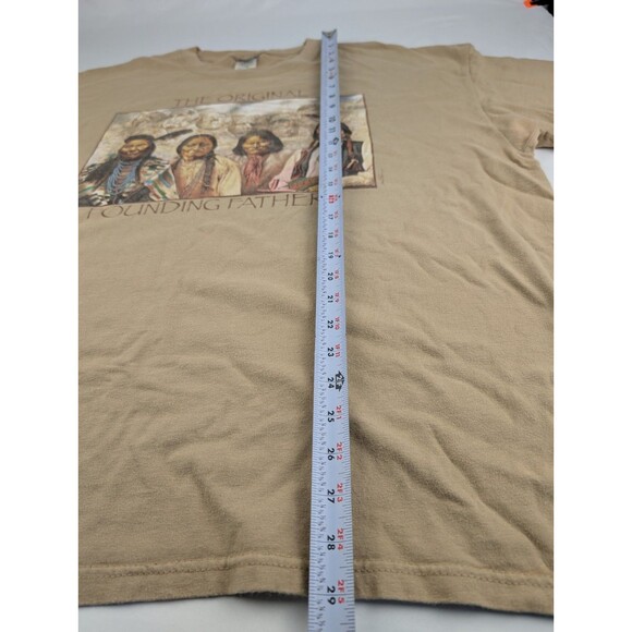 Men's XXL The Original Founding Fathers Men's Brown T Shirt Polar Graphics USA - Picture 4 of 12